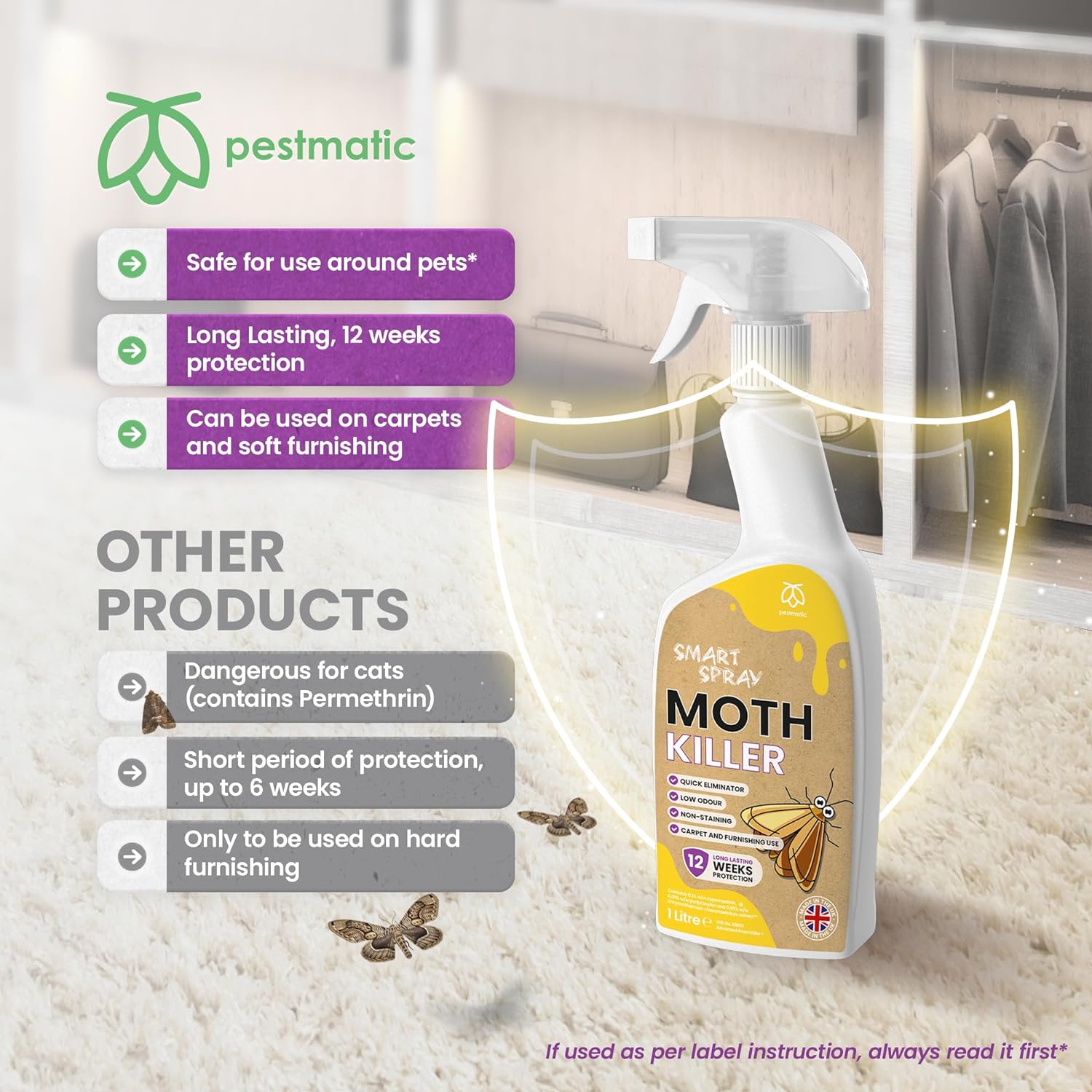 6 ThePestmatic.com - Smart Spray MOTHS Away!
