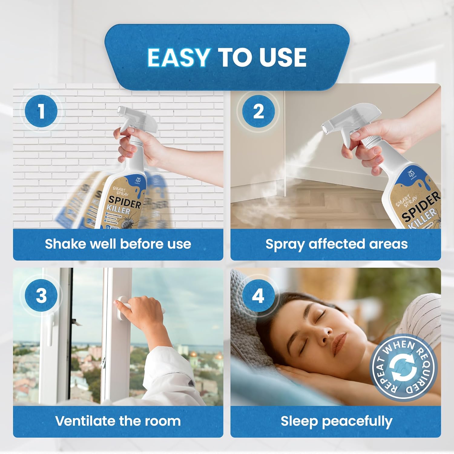 6 ThePestmatic.com - Smart Spray SPIDERS Away!